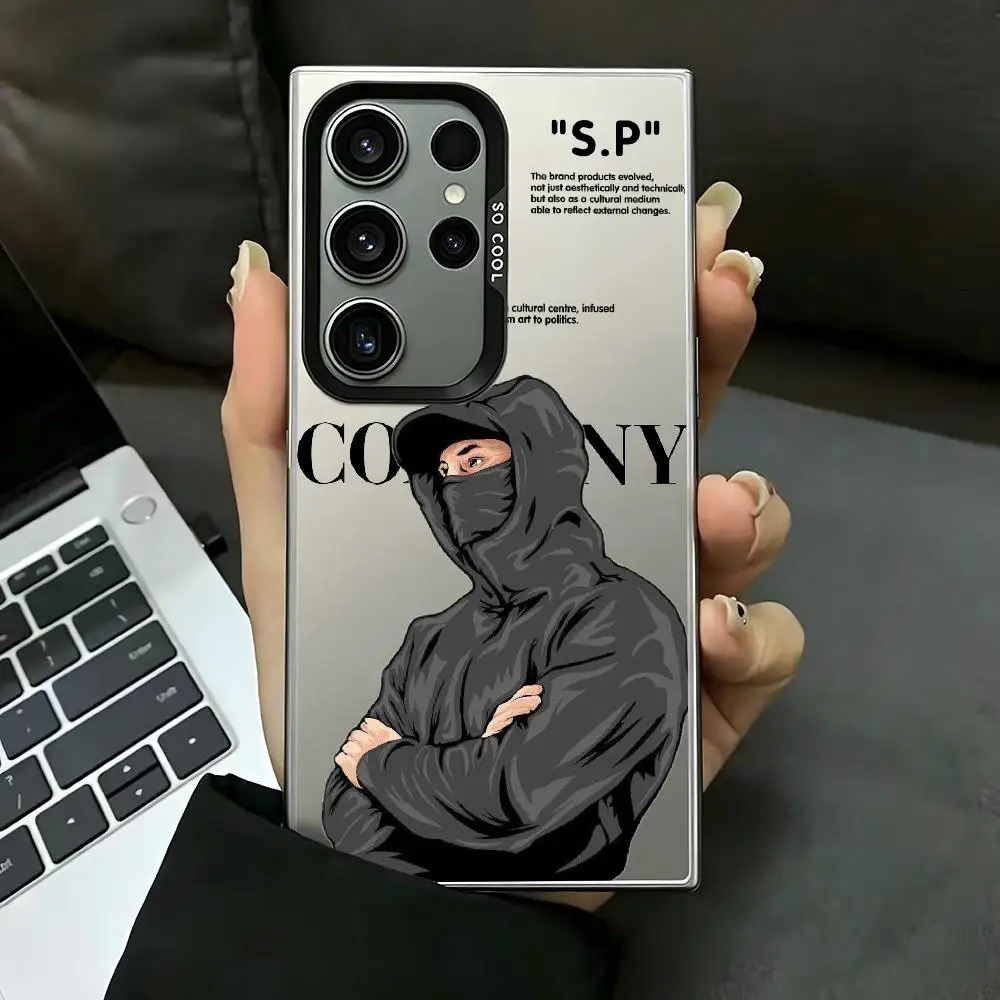 Brand C-Com-panyES Function Jacket Phone Case IMD Colorful Silver Suitable case For SamsungS25 S24 S23 S22 S21 Plus Ultra Fold A