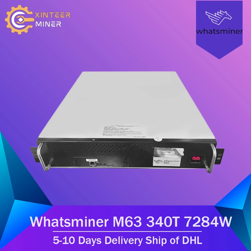 MicroBT Whatsminer M63 340T 368T 19.9J/TH Asic Hydro Miner Crypto Profitable Bitcoin Caculator