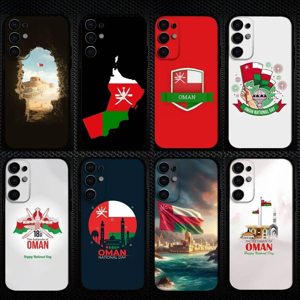 

Oman Passport Flag Phone Case For Samsung S25,S24,S23,S22,S21,S20,Plus,Fe,Lite,Others Black Cover