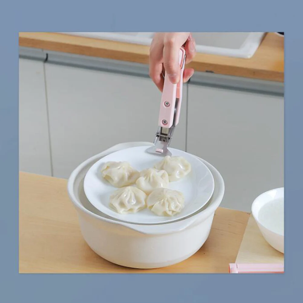 

2pcs Anti-Hot Bowl Clip Plate Clamp Plastic Non-Slip Kitchen Gadget Heat-Resistant Holder For Home Restaurant Use