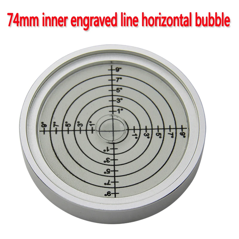 

All metal universal horizontal bubble inner scoring circular level gauge level gauge 7415 high-precision horizontal bubble