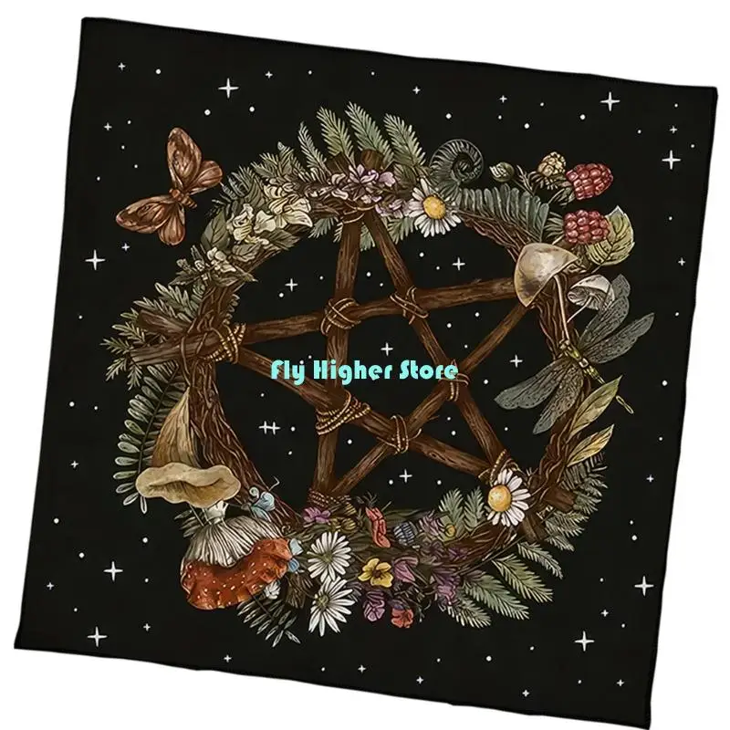 

Тазовая скатерть в таблице дивнации гобелен звезда