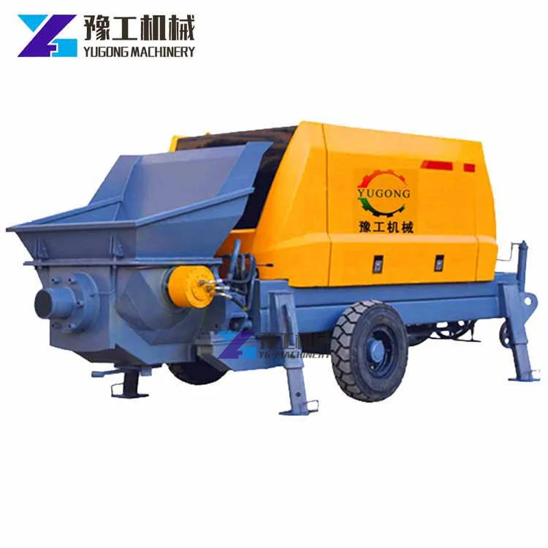 China Machinery Big Concrete Pump Electric Cement Concrete Pumping Elbow Mobile Tuck-mounted Concrete Pump for Slae