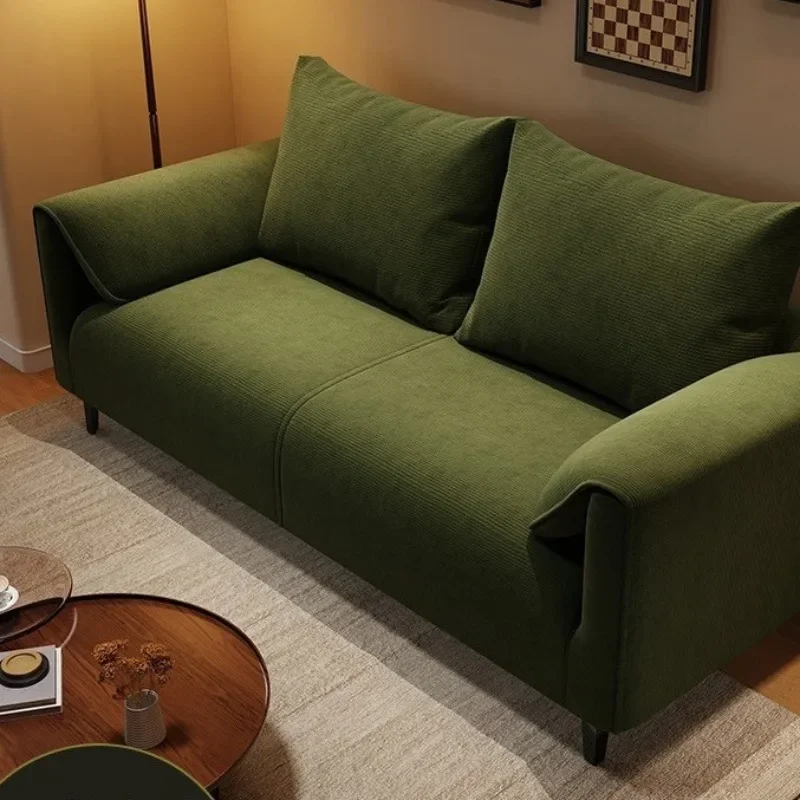 Sofa Small apartment Living room, rental room Bedroom Double triple elephant ear fabric small sofa