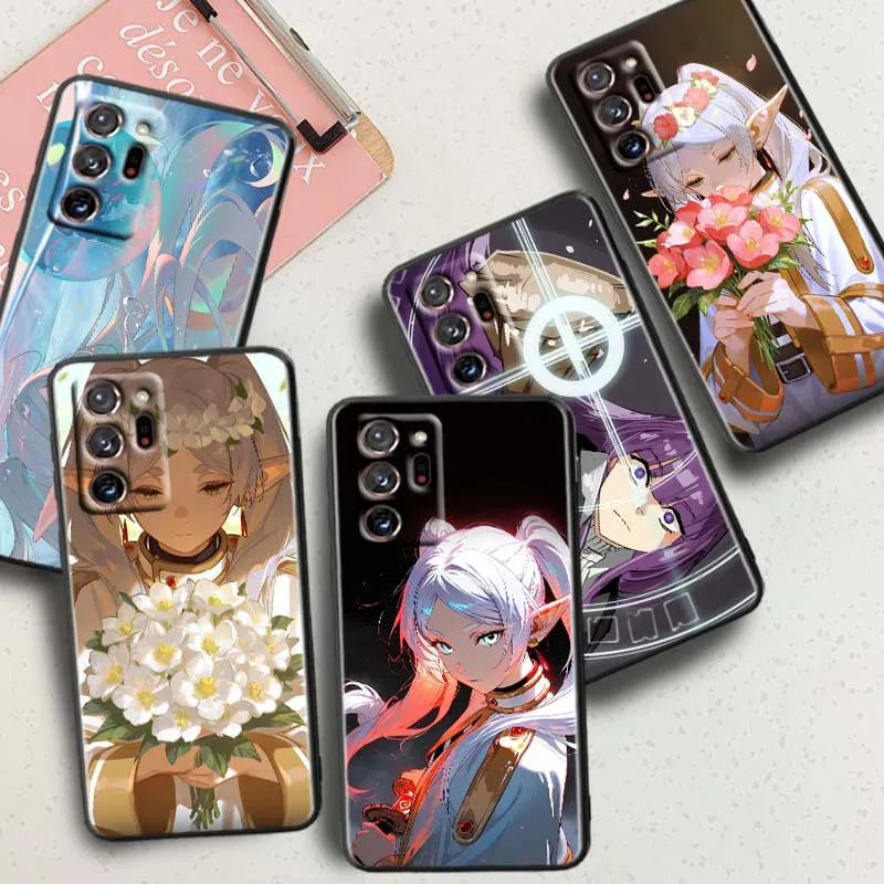 

Frieren Beyond Journeys End For Samsung A42 A41 A35 A34 A33 A32 A25 A24 A23 A21s A04 A03 Note 20 Ultra 5G Black Phone Case