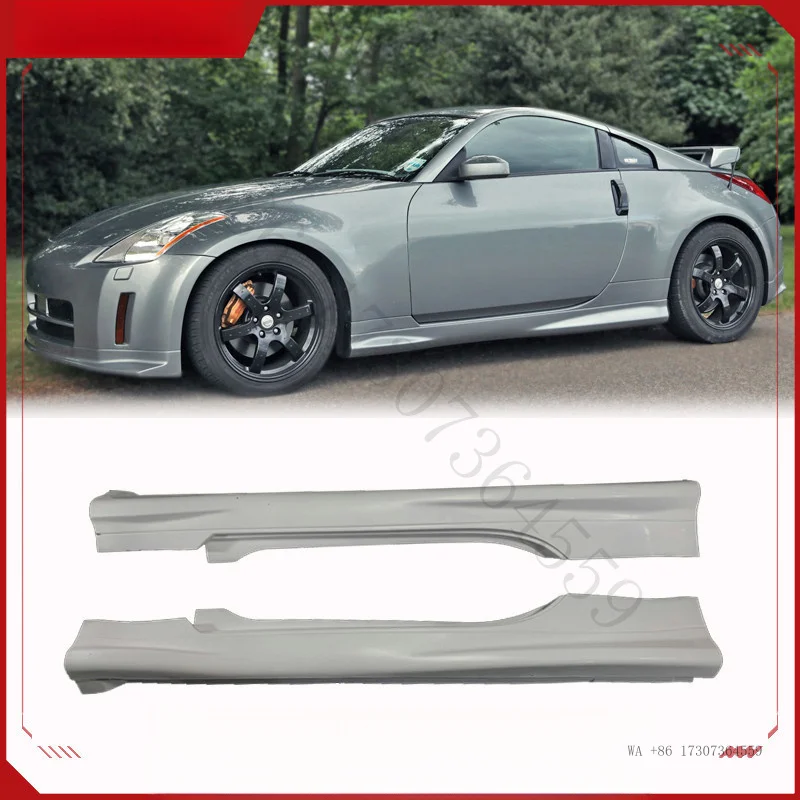 Hot Suitable for Nissan 350Z modified resin fiber , Nismo style body , Devil Z33 side skirts