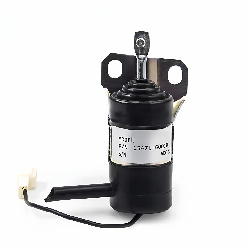 Excavator Engine Flameout Stop Solenoid 15471-60010 Z482 D722 D902 Shutoff Valve Accessories