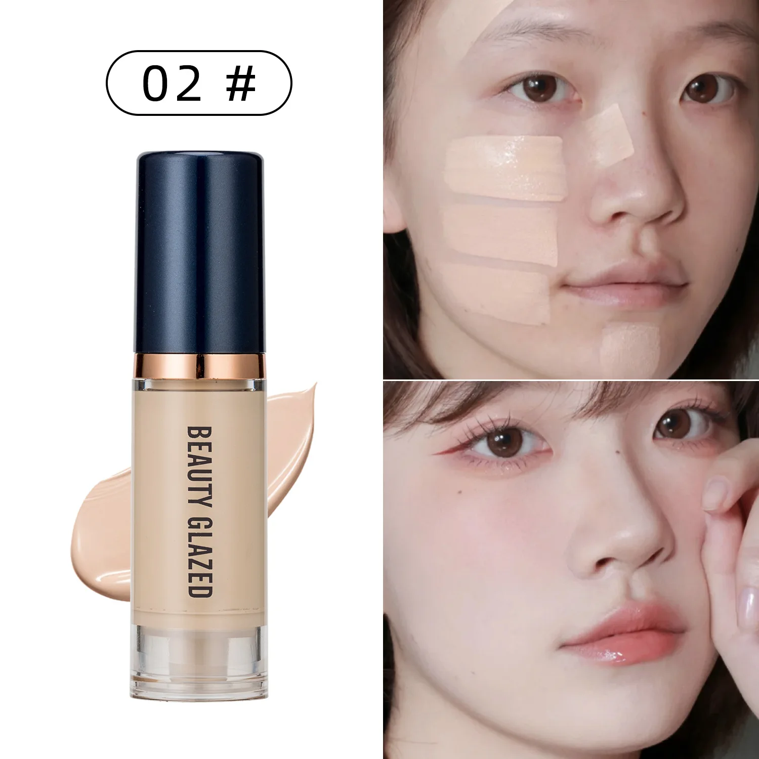 Sdotter 6ml matte feuchtigkeit spendende Gesichts flüssigkeits grundierung lang anhaltende Aufhellung und Concealer Primer Creme Make-up kosmetische Grundierung