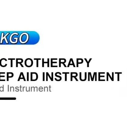 

Smart CES Therapy Machine, Home Use Electronic Stimulation for Sleep Improvement, Relax Mind with Ear Clip Electrode