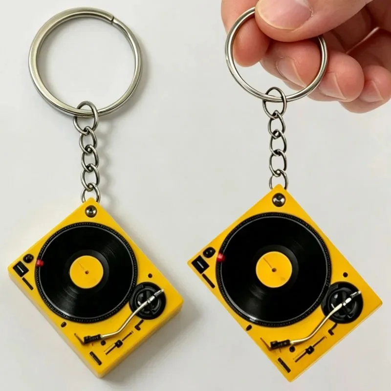 Acrylic Album CD Cover NFC Vinyl Record Keychains Custom Celebrity Support Peripheral DIY Pendants Creative Music Player