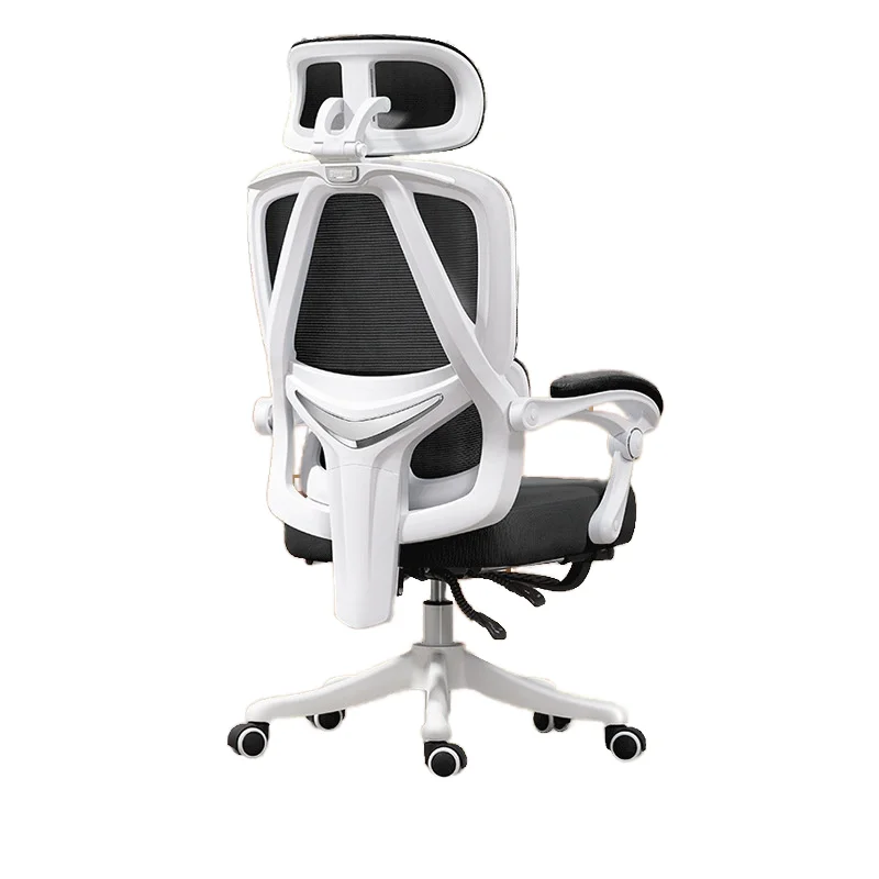 

Modern Design White Fabric Manager Mesh Desk Swivel Chair Ergonomic with Massage Feature Foldable for Administrative Office Usep