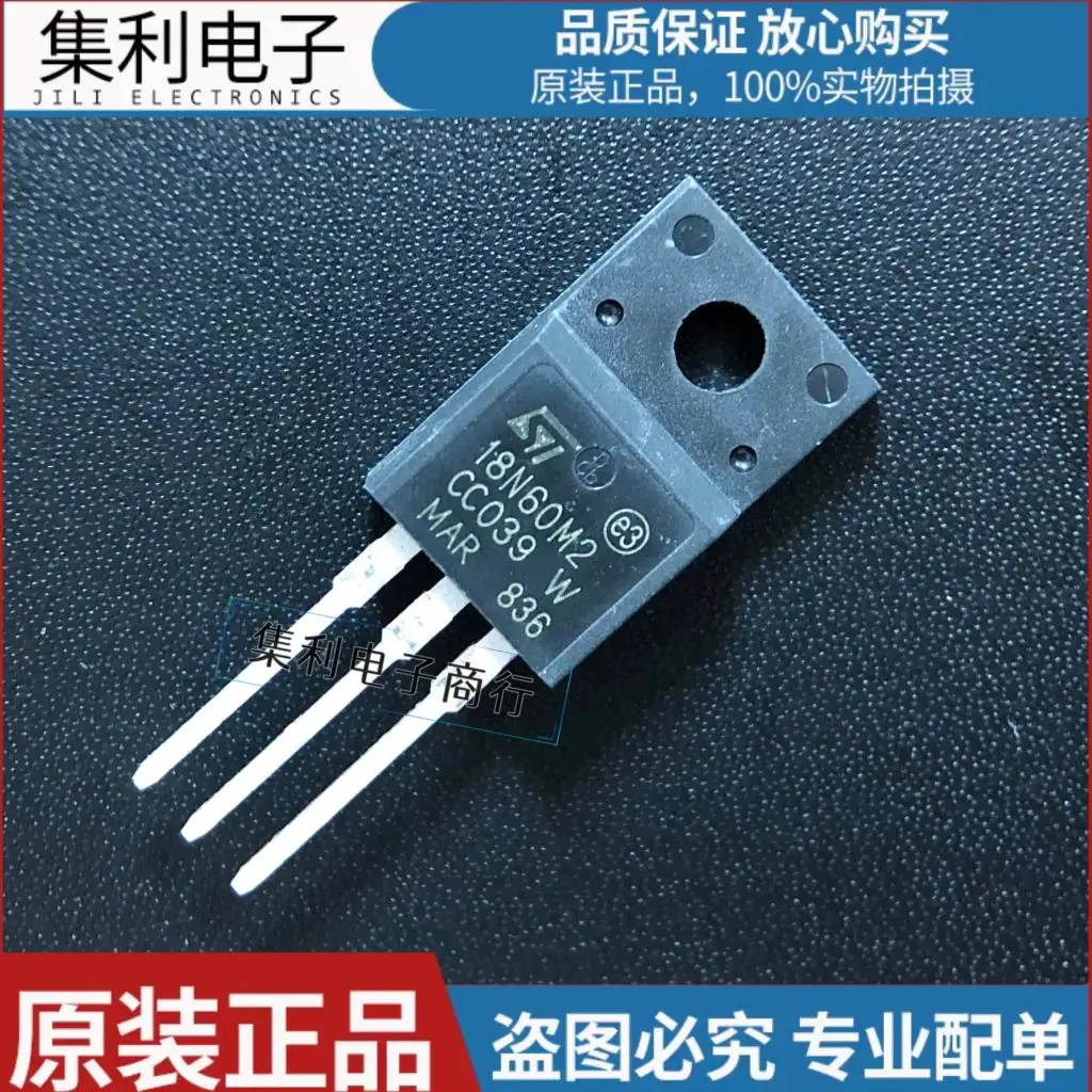 10PCS/Lot 18N60M2 STF18N60M2 STP18N60M2 TO-220F 18A 600V Imported Original In Stock New Fast Shipping Quality Guarantee