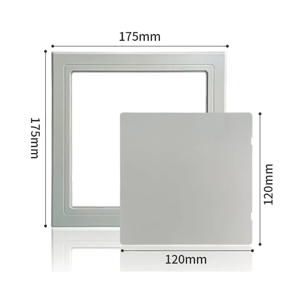 Universal Self-adhesive Access Panel Door Plastic White Opening Flap Cover Plate Removable Inspection Hole Doors Wall Ceiling