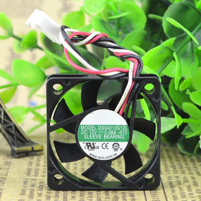 S New for AVC DS04010S12L DC12V 0.08A 3-Wire Cooling Fan#QW