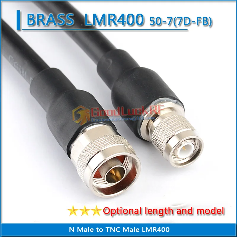 

High-Quality L16 N Male to TNC L12 Male Coaxial Pigtail Jumper LMR400 RG8 RG8U RG8/U SYWV50-7 7D-FB extend Cable 50 ohm