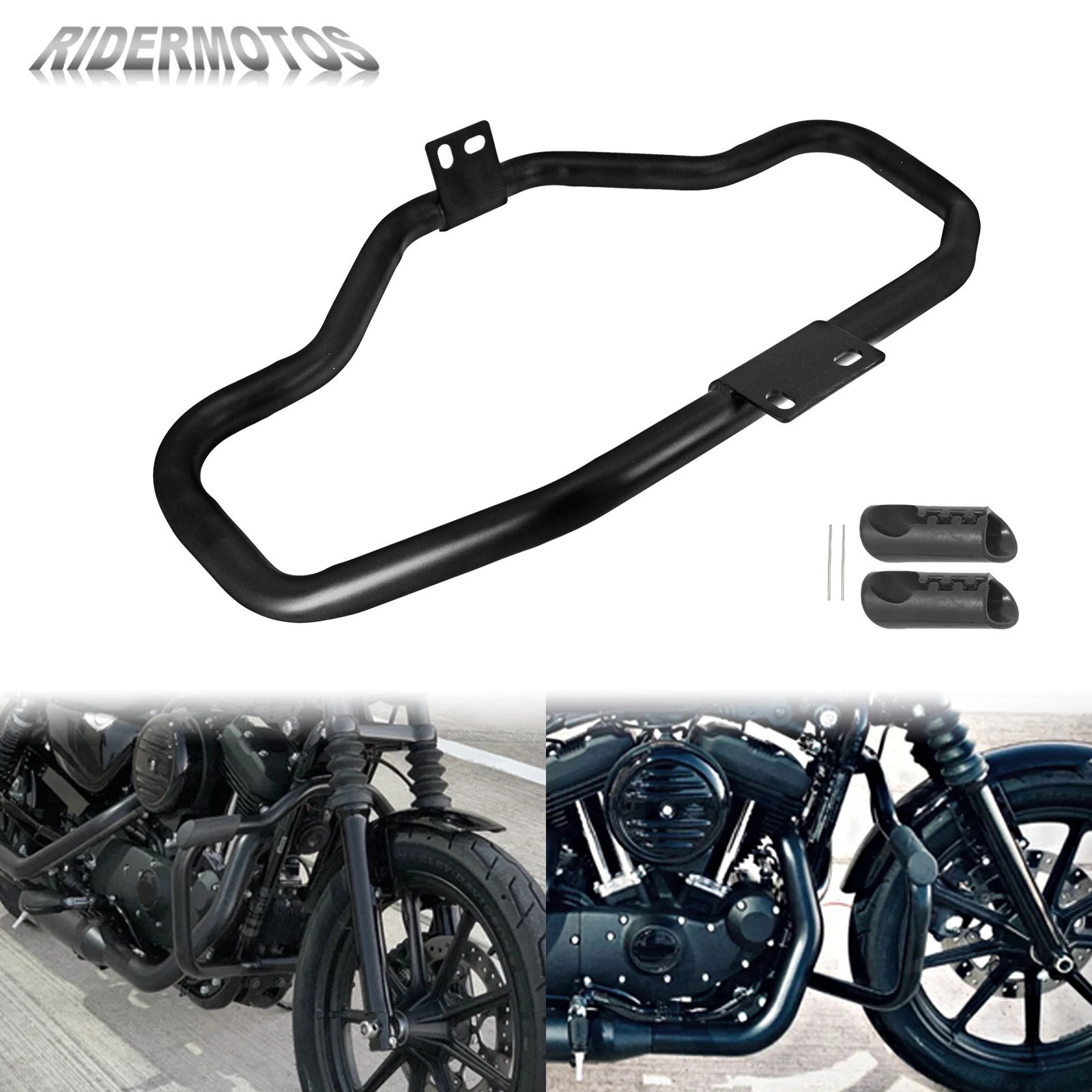 

Motorcycle Front Crash Bar Highway Engine Guard Bar For Harley Sportster XL883 48 72 Roadster SuperLow XL1200X 04-2023 XR 08-13