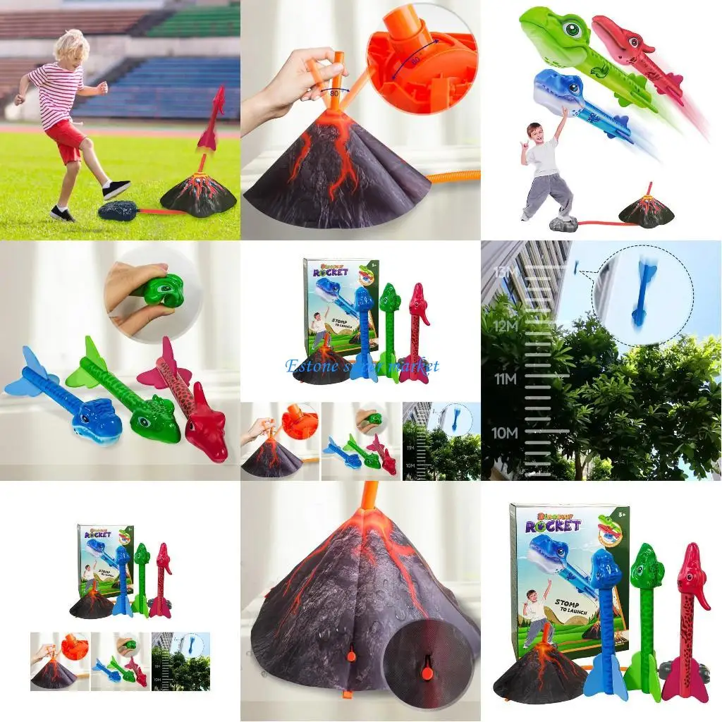 

090B Outdoor Flying Rockets Flying Rockets Game for Beach, Park, Camping and More