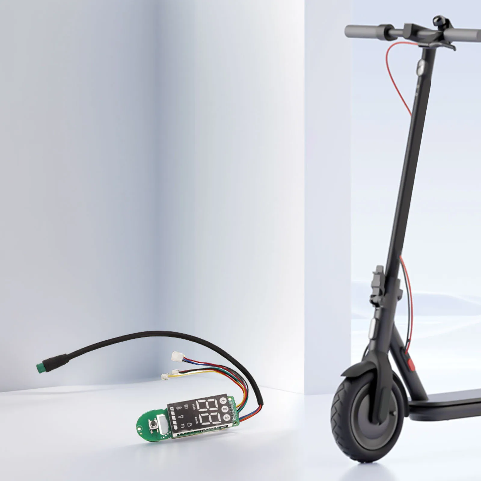 

Electric Scooter Replacement Scooter Display Controller Scooter Dashboard Replacement Easy To Replace Controller 69*87*27mm