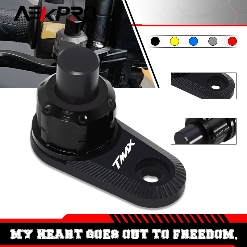 tmax Motorcycle Parking Brake Lever Switch Button Lock For YAMAHA TMAX530 DX/SX TMAX560 TECHMAX TMAX500 Auxiliary Parking Button