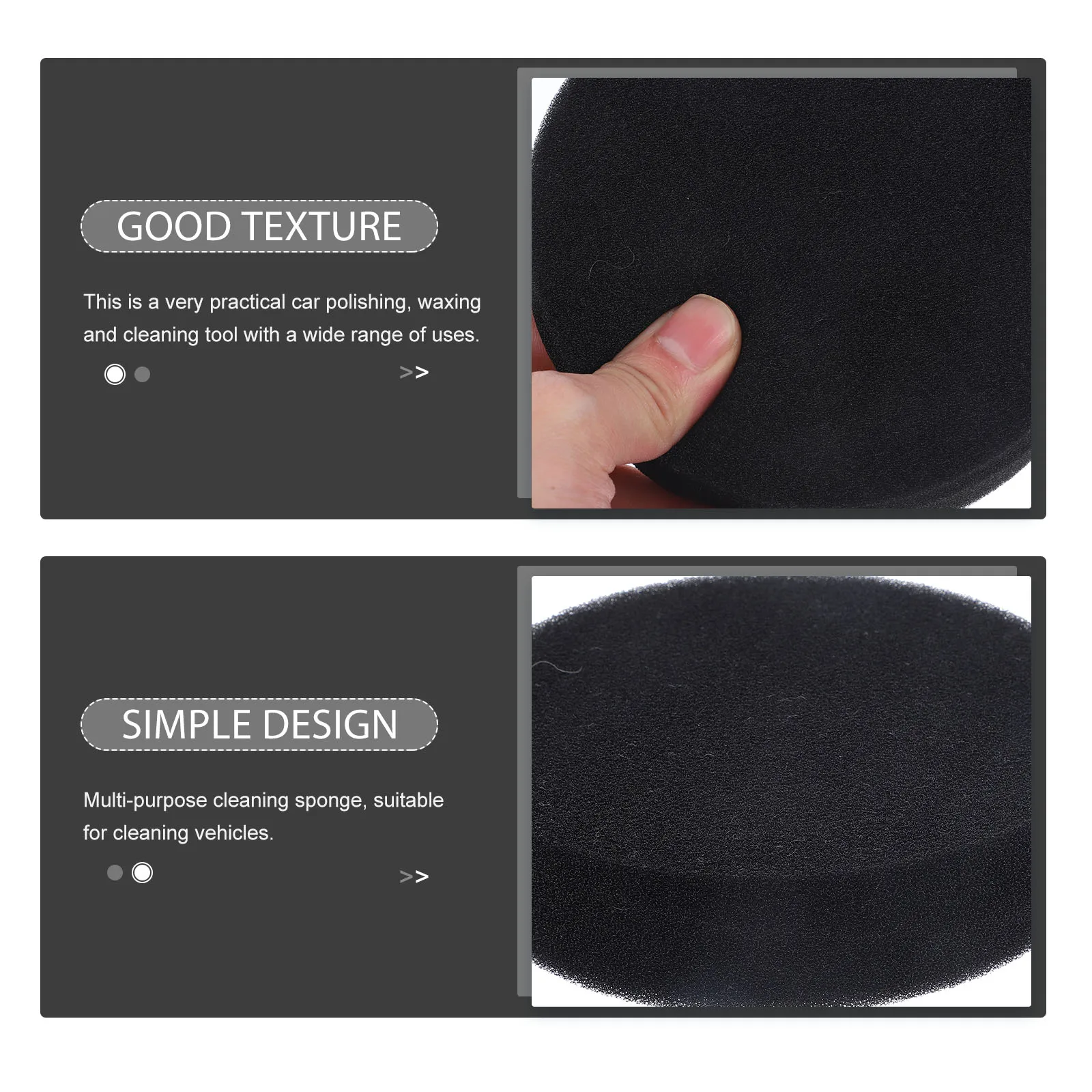 

10 Pcs Car Sponge Cleaner Kitchen Cleaning Brush Block Kitchen Scrubber Vehicle Car Cleaning Sponge Wash Set Home Tool