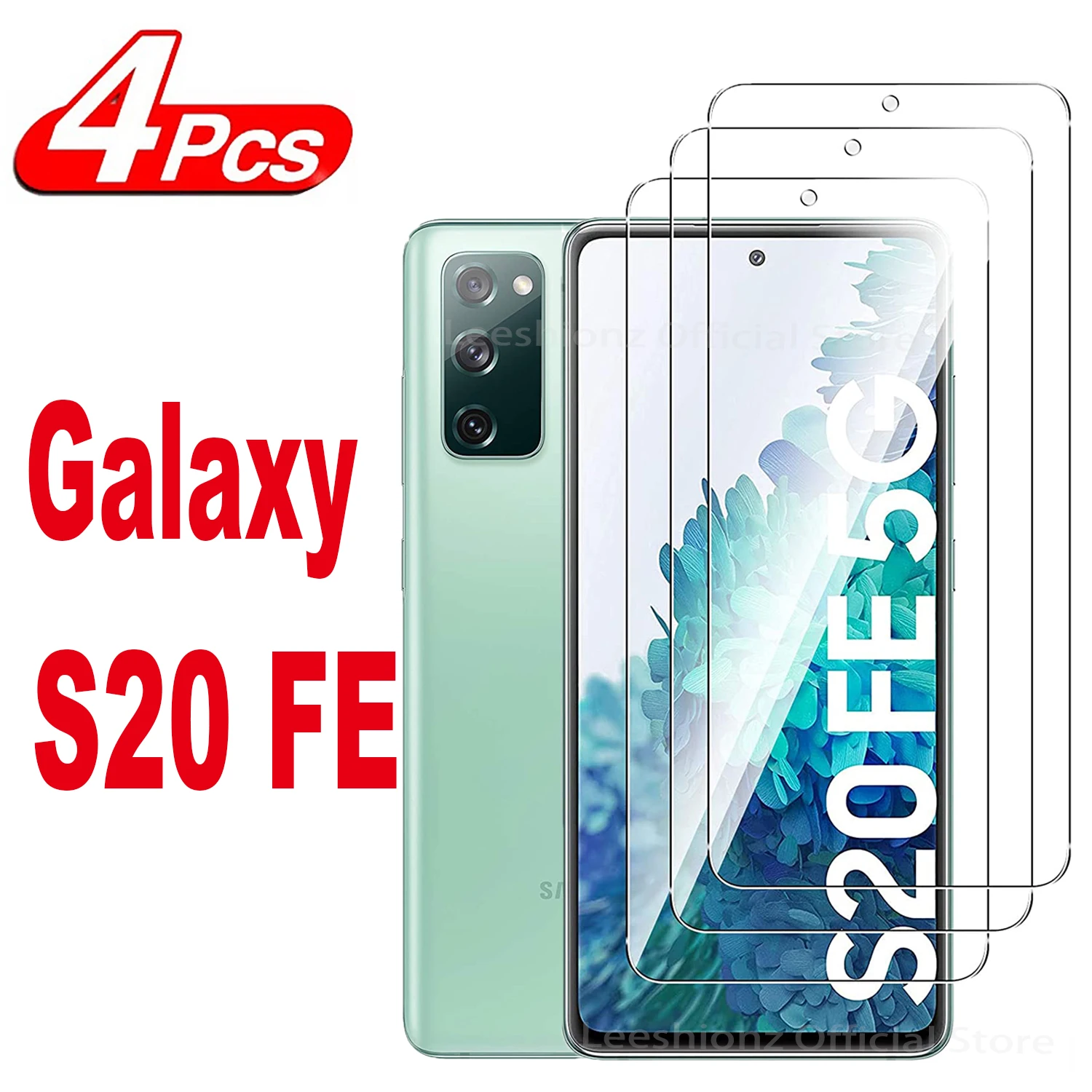 2/4 szt. Szkło ochronne na ekran do Samsung Galaxy S20 FE 5G G780 G781 Folia ze szkła hartowanego