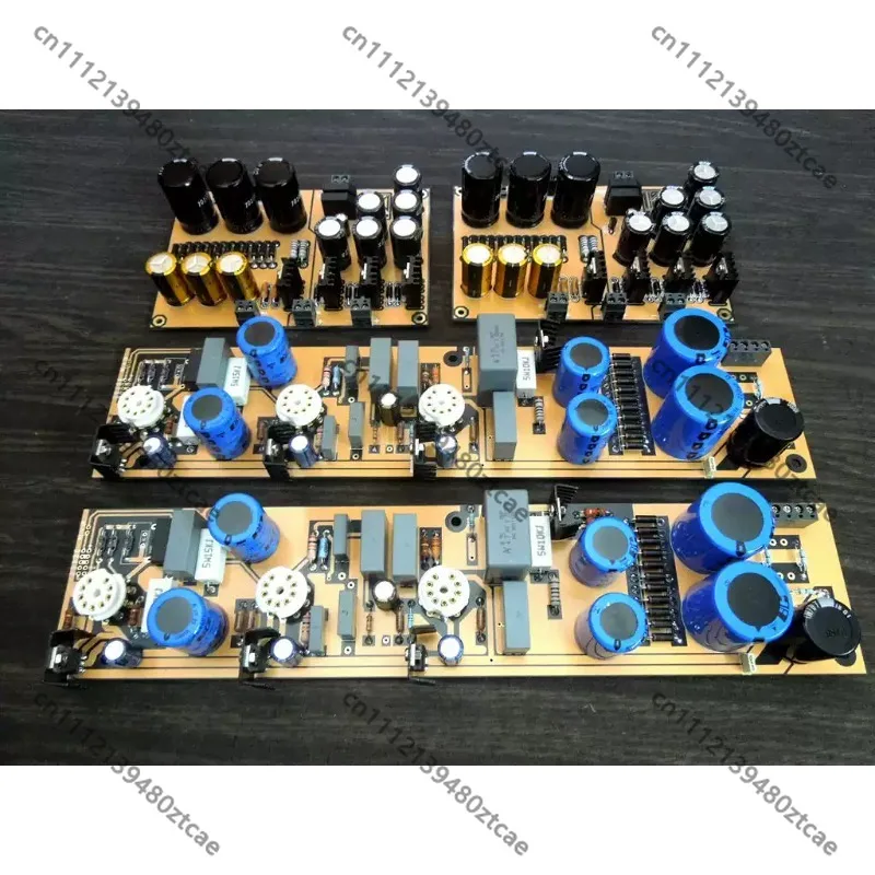 Vacuum Tube MC / MM Phono Amplifier Loose Parts Kit For High Fidelity Vinyl Record Player Audio System