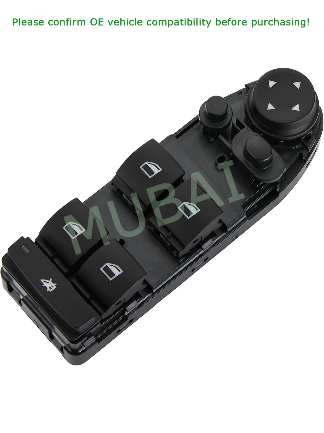 

Power Window Switch Fits for BMW E70 X5 2007-2013, E71 X6 2008-2014.Driver Side Control Door vidrios Master Switch.61319122121