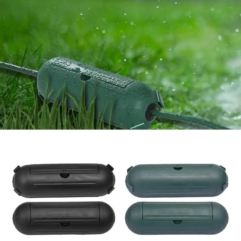 1pc Outdoor Safety Cover Extension Cord Water Resistant Moisture Proof Plug Cover With Seal Junction Box Protector Against Rain