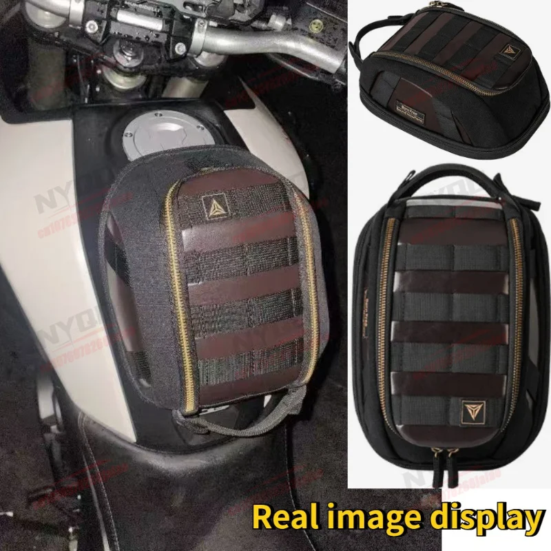 

Motorcycle Fuel Tank Bag, Retro Style, Durable, Portable, Waterproof, Anti Slip, Wear-resistant, Convenient Riding Equipment