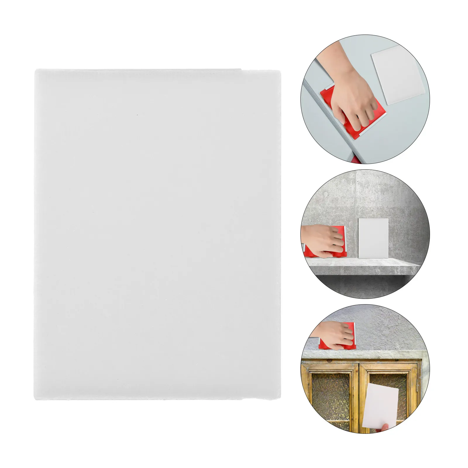 2Pcs Paint Edger Replacement Trim Pads Chemical Painting Tool Pads Multi-Use Paint Pad Refills for Walls Deck Stain