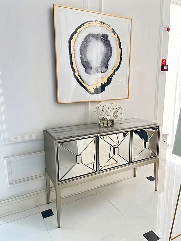 Multifunctional Cabinet French Modern Living Room Entry Entrance Cabinet Dining Side Cabinet