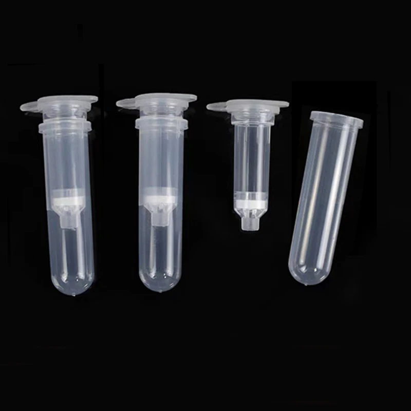 DNA RNA Separator Column Plasmid Miniprep Spin Column DNA/RNA Purification Column Silica Membrane Plastic Clear Collection Tube