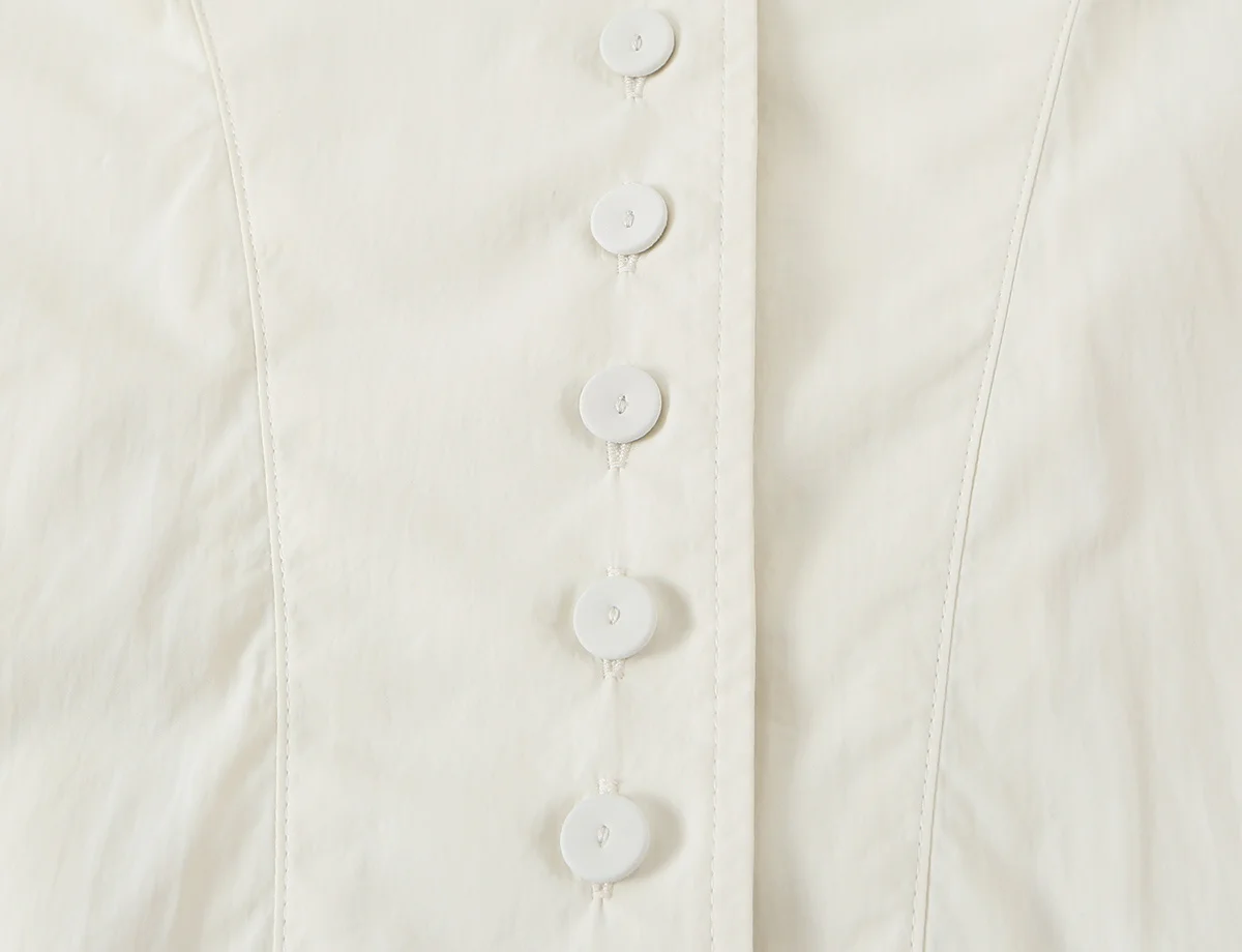 Damen Oversize Bomberjacke, Langarm, Kurz Geschnitten, Einreihig, mit Taschen, Lässige Streetwear-Jacke, Modischer Stehkragen – Detail 5