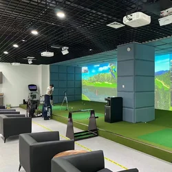 PGM MNQ002 Professional Indoor Virtual Golf Simulator 3D Korean System Professional Golf Simulators