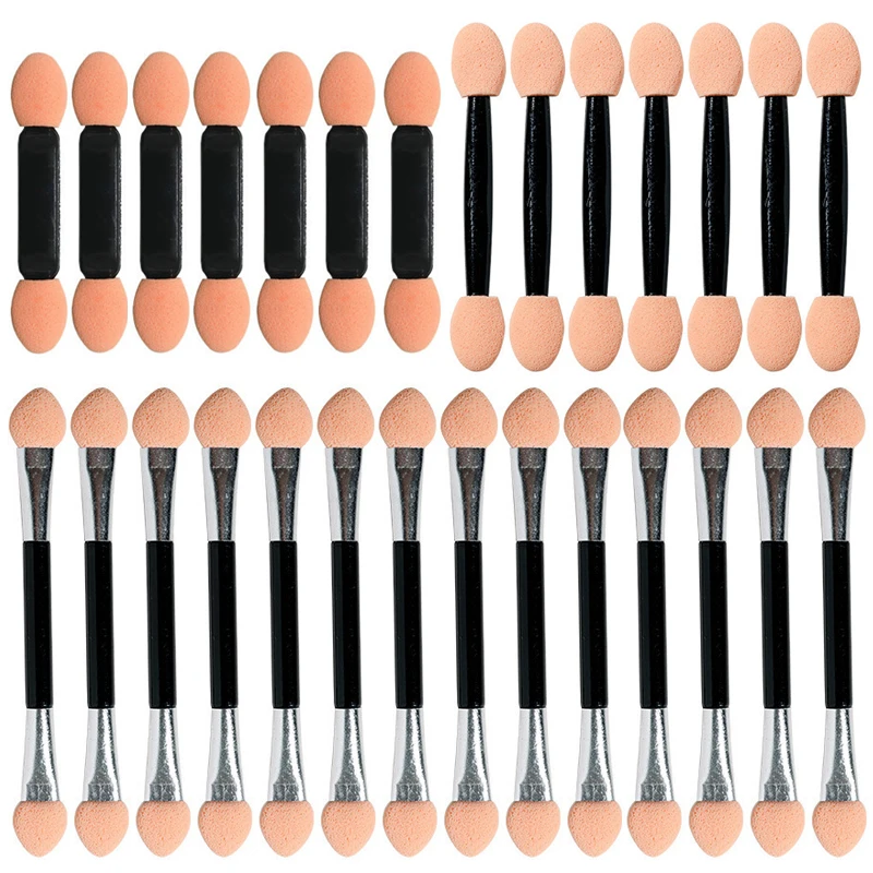 

Double Head Sponge Stick Brush Nail Art Magic Mirror Powder Disposable Makeup Nose Eye Shadow Stick DIY Manicure Tools Wholesale