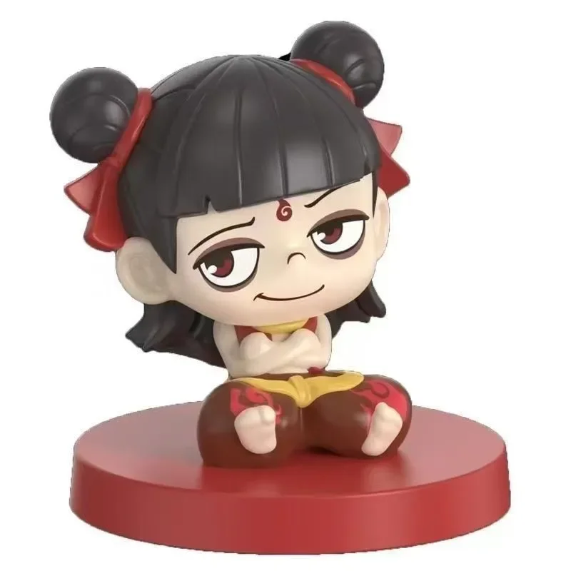 New Nezha 2 Anime Peripheral Blind Box Figure Q Version Model AoBing Toy Cartoon Cute Collection Doll Decoration Gift