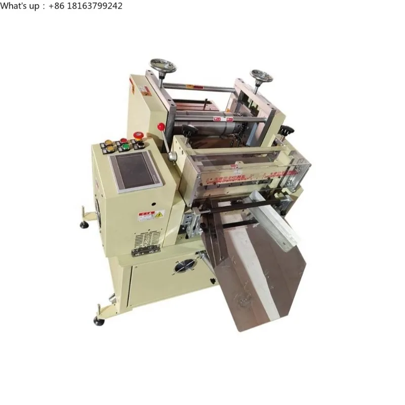 의류용 롤강철 구조의 PLC 컴퓨터 자동 전기 슬리팅 및 절단기