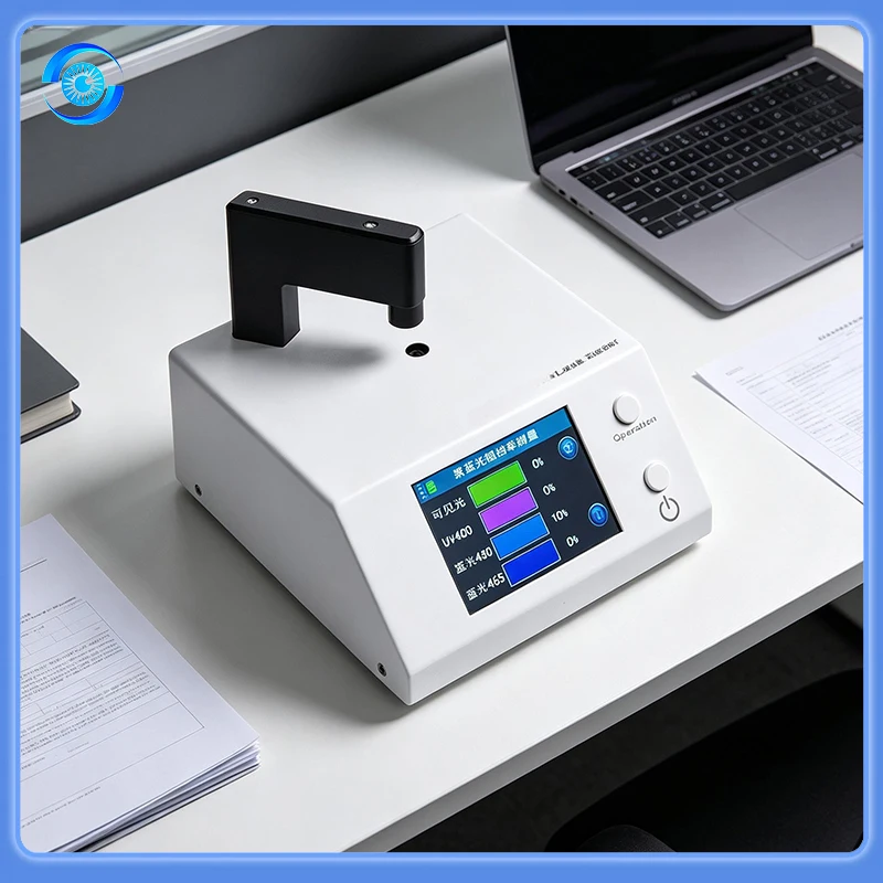 BU-300 Blue Light Transmittance Meter for Eyeglass Lens Quality Control UV Filter Tester