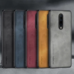 Luxury Leather Case For OnePlus 7 7T 8 Pro ACE Cover Matte Silicone Phone Case For OnePlus 13 5T 6 6T One Plus 9 10 11 12  Coque