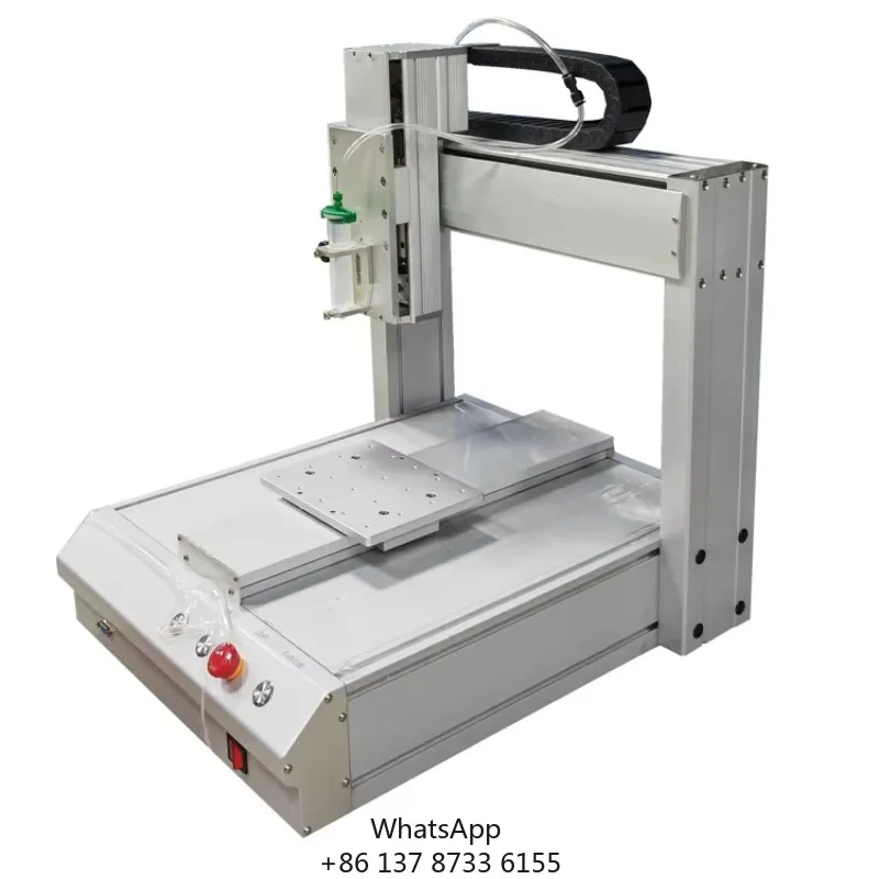 

Automatic 220V Epoxy Resin AB Glue Doming Machine 1-Year Warranty Durable Motor Dispenser PLC For Core Including Bearing