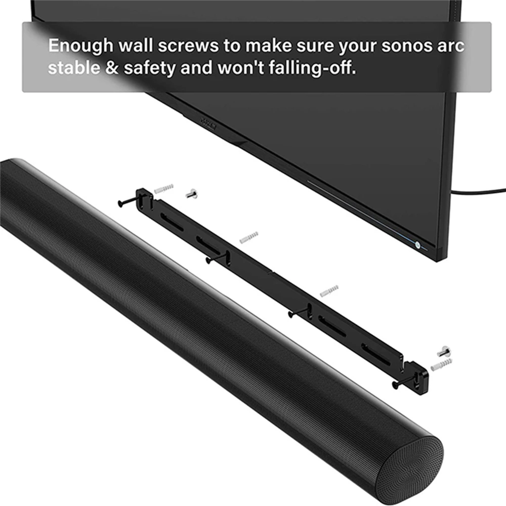 Acrylic Speaker Bracket Wall Mount for SONOS Arc Holder Smart Speaker Support Accessories