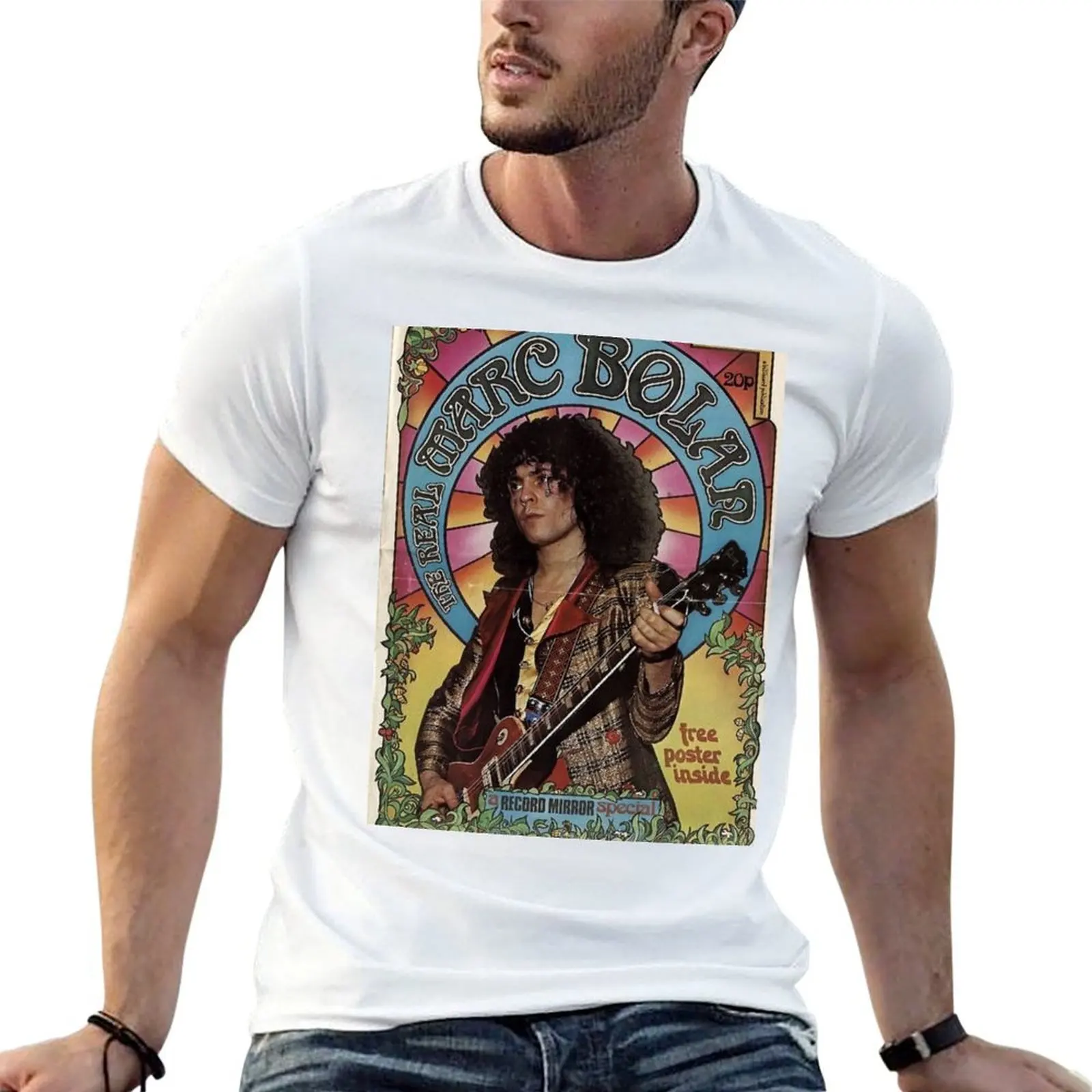 Marc Bolan T-Shirt plain anime shirt mens graphic t-shirts