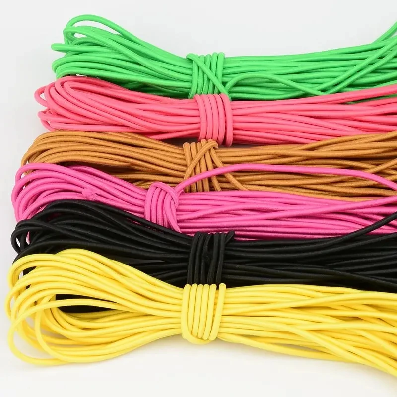 Long10M* 2mm Diameter Color Elastic Rope Elastic Band DIY Sewing Garment Accessories