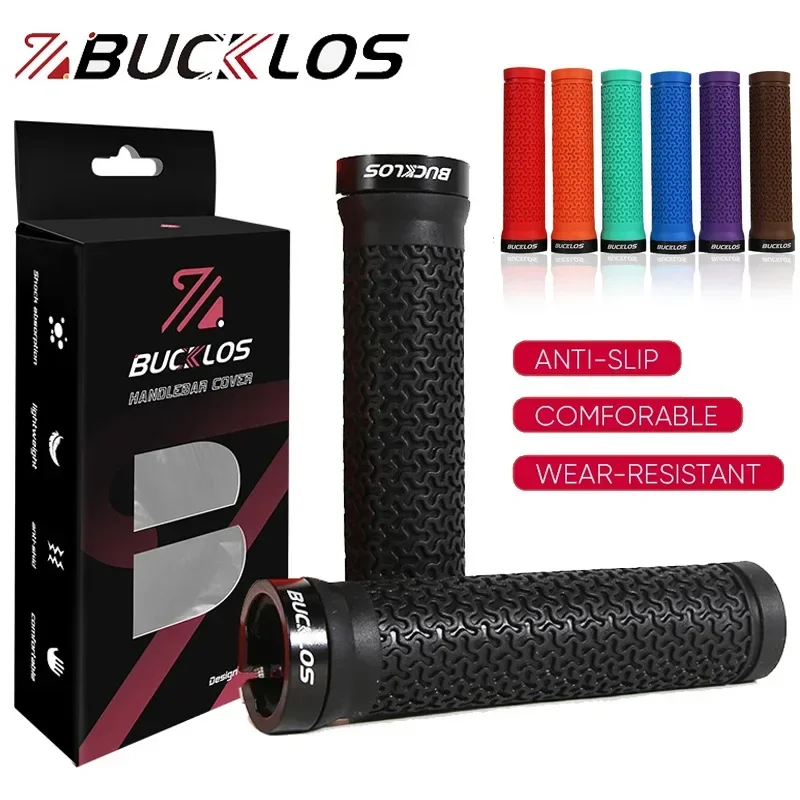 BUCKLOS Fahrradlenkergriffe 22,2 mm MTB-Griffverschlussgriffe Wasserdicht stoßfest Mountainbike-Bandgriff Fahrradzubehör – Detail 1