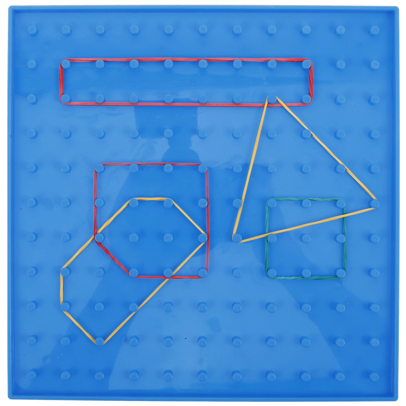 

1 set Nail Board Teaching Aids Dualsided Geoboard Educational Toys Kids Crafting Tool Elementary Math Pegboard Learning