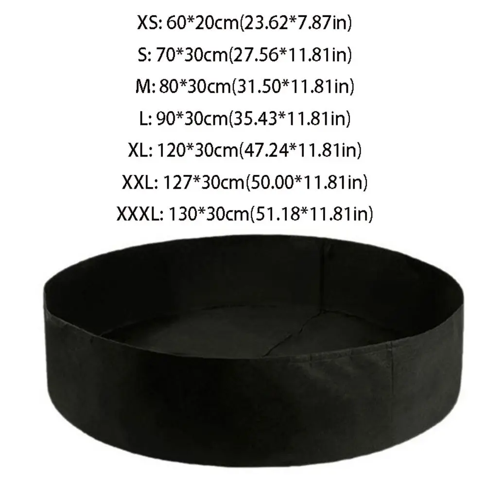 حقيبة نمو اللباد، حقيبة زراعة مستديرة متينة، مقاومة للأوساخ، مقاومة للاهتراء، حقيبة زراعة الشتلات، وعاء وزراعة