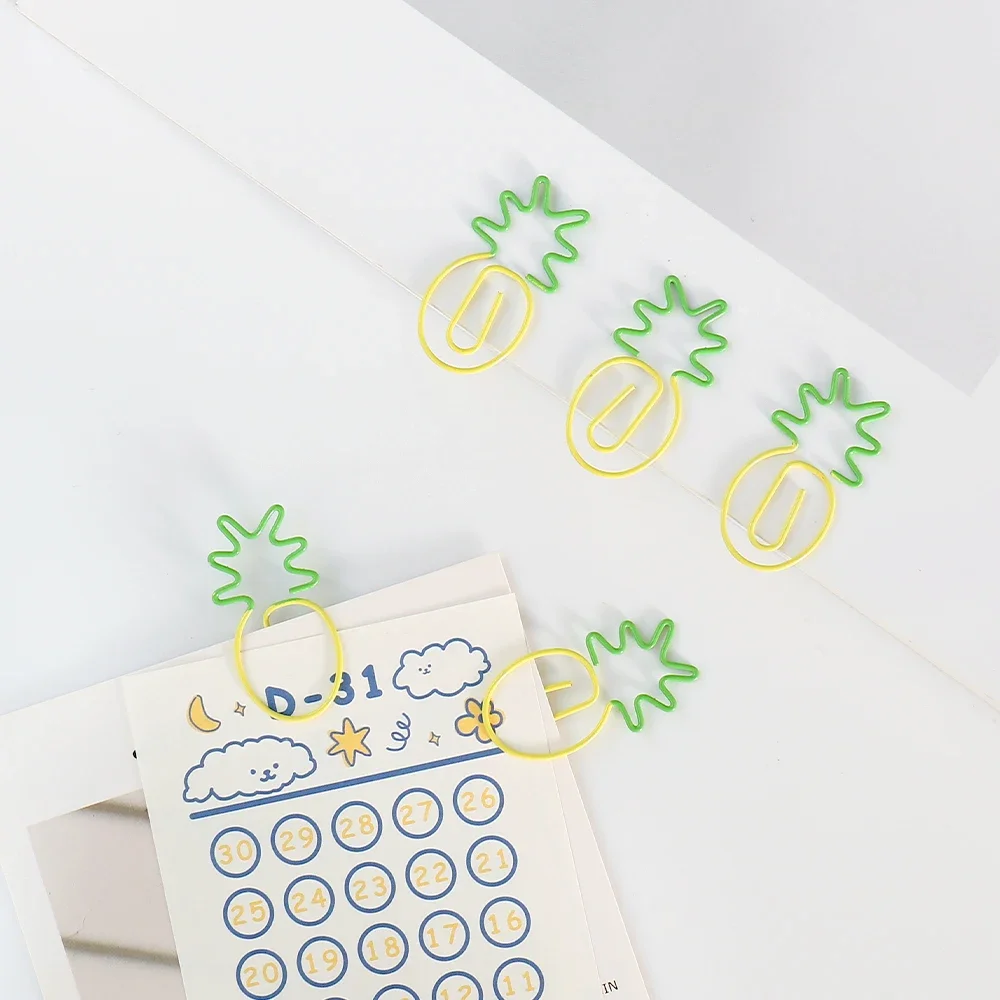 30 قطعة Kawaii المعادن الفلفل الحار ورقة كليب الزخرفية المرجعية الموثق سجل القصاصات ورقة كليب مدرسة مكتب طالب لوازم مكتبية