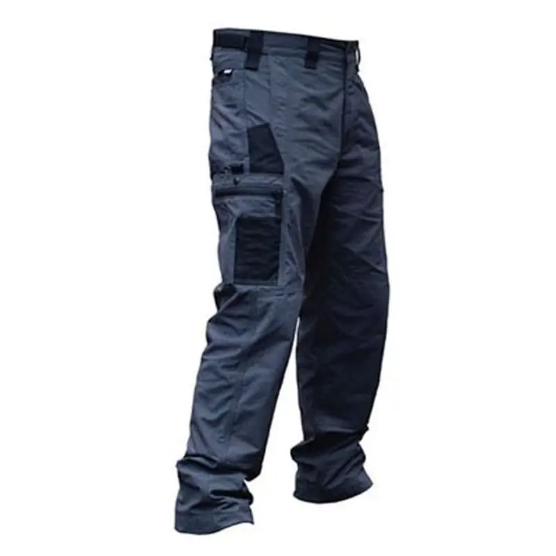 Pantalones Cargo para hombre, pantalón táctico militar al aire libre, informal, transpirable, multibolsillo, recto, suelto, Camuflaje