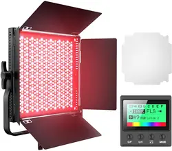 Pixel 45W RGB LED Video Light Photography Lights with LCD Display Professional High Brightness Panel Lamp K80