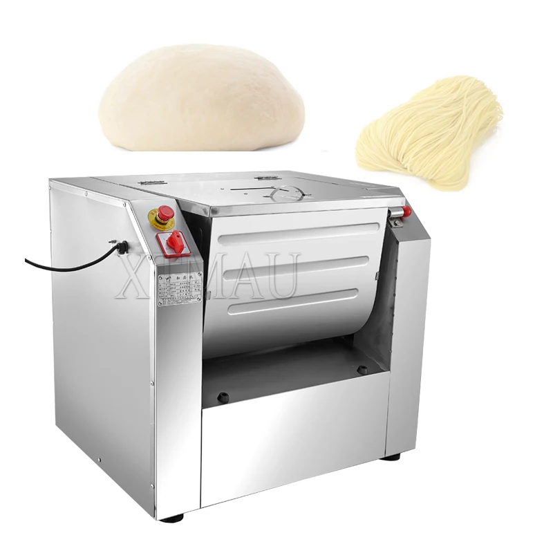 

Stainless Steel Dough Flour Mixer Automatic Kneading Machine 220V 1500W Horizontal Electric Kneading Machine